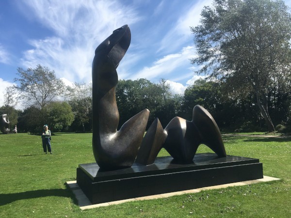 Two Piece Reclining Figure: Cut, Henry Moore Sculpture Garden